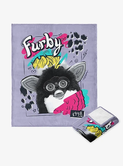 Furby Furby 1998 Silk Touch Throw Blanket