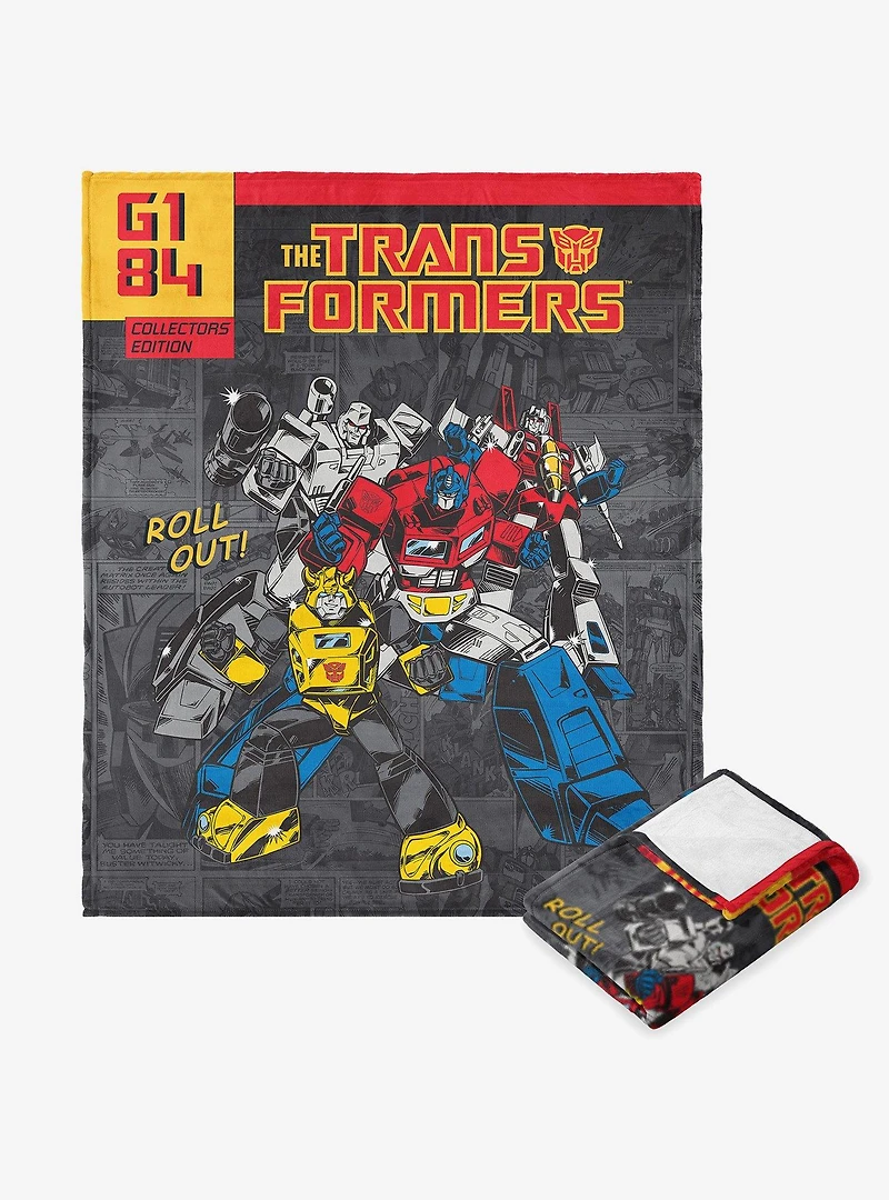 Transformers Collector'S Edition Silk Touch Throw Blanket