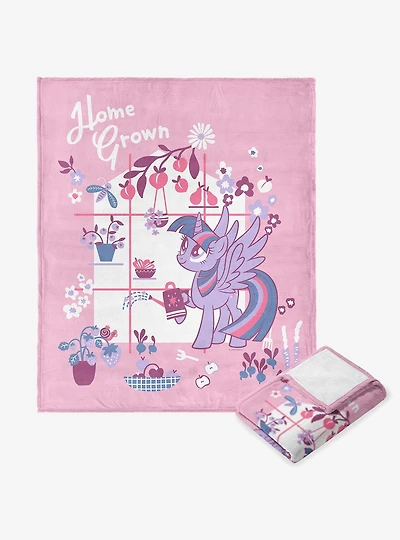 My Little Pony Twilight Home Grown Silk Touch Throw Blanket