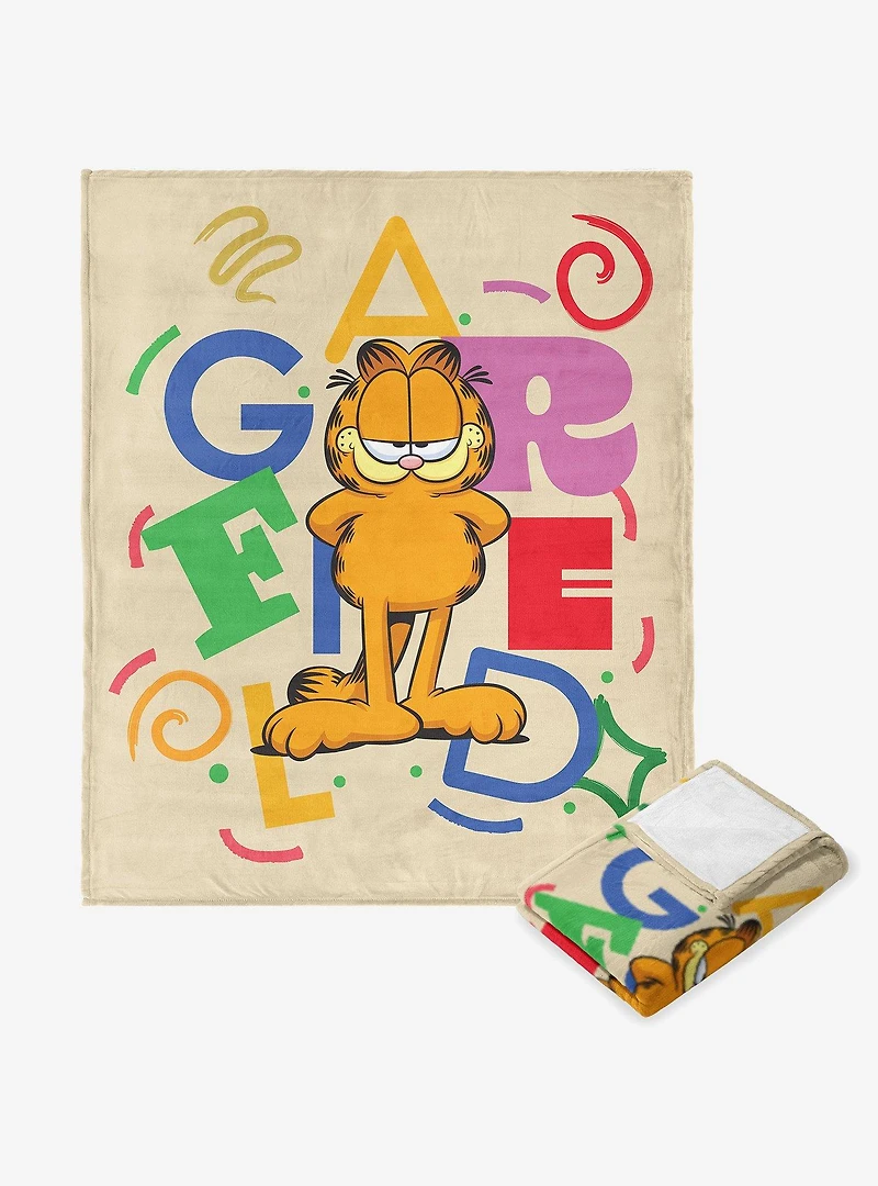 Garfield Colorful Cat Silk Touch Throw Blanket
