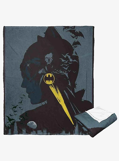 DC Comics Batman The Bat And The Cat Silk Touch Throw Blanket