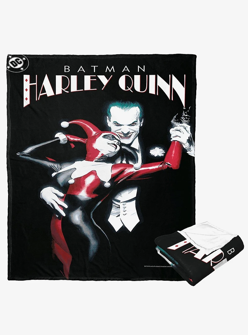 DC Comics Batman Love Cover Silk Touch Throw Blanket