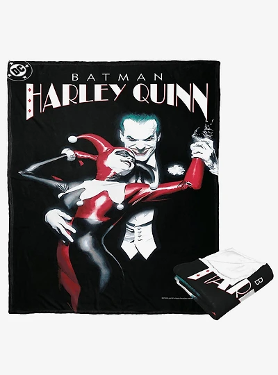 DC Comics Batman Love Cover Silk Touch Throw Blanket