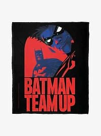 DC Comics Batman DC Comics Batman And Robin Team Up Silk Touch Throw Blanket
