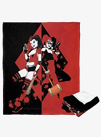 DC Comics Batman Classic And The Remix Silk Touch Throw Blanket