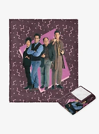 Seinfeld The Gang Silk Touch Throw Blanket
