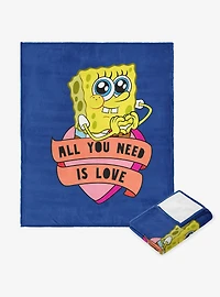 SpongeBob SquarePants Hearty Sponge Silk Touch Throw Blanket