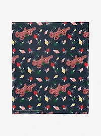 A Christmas Story Lit Up Pattern Silk Touch Throw Blanket