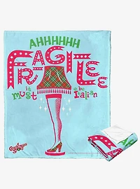 A Christmas Story It Must Be Italian Silk Touch Throw Blanket