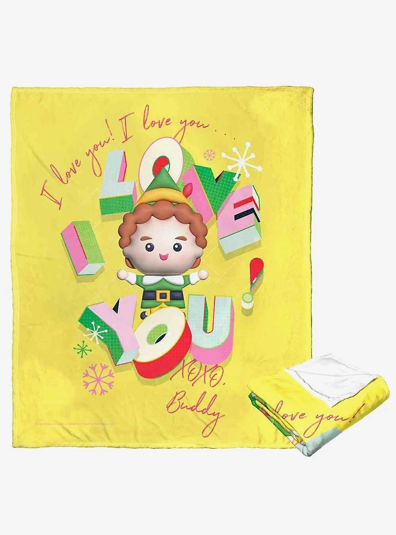 Elf I Love You Silk Touch Throw Blanket