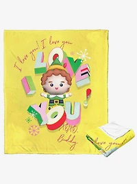 Elf I Love You Silk Touch Throw Blanket