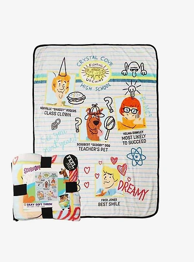 Scooby-Doo! High School Memories Micro Raschel Throw Blanket