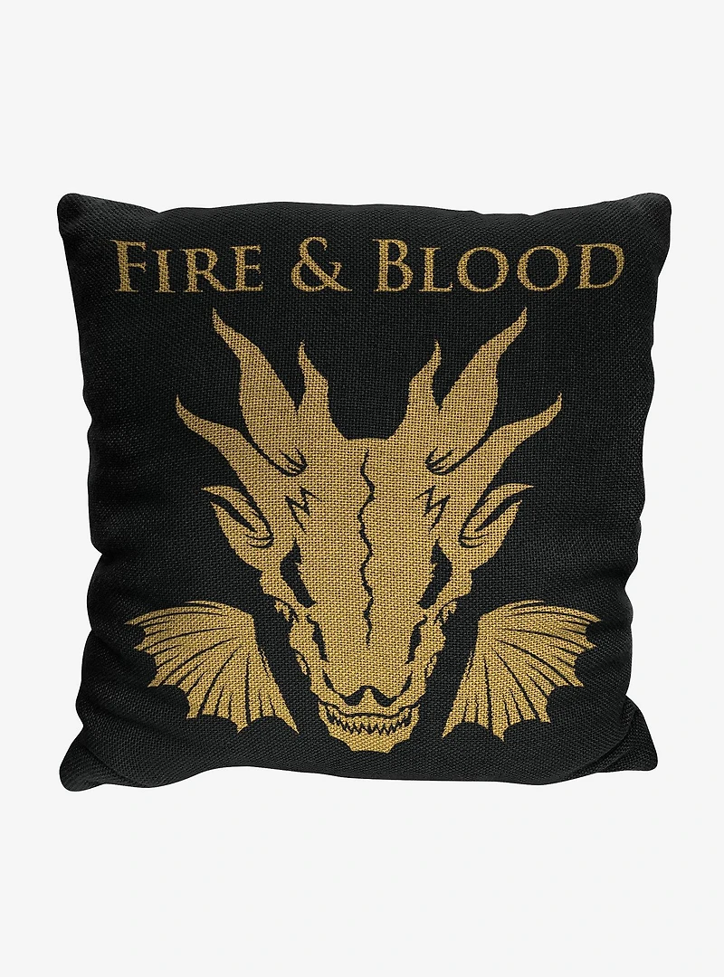 House of the Dragon Heirs Of The Dragon Jacquard Pillow