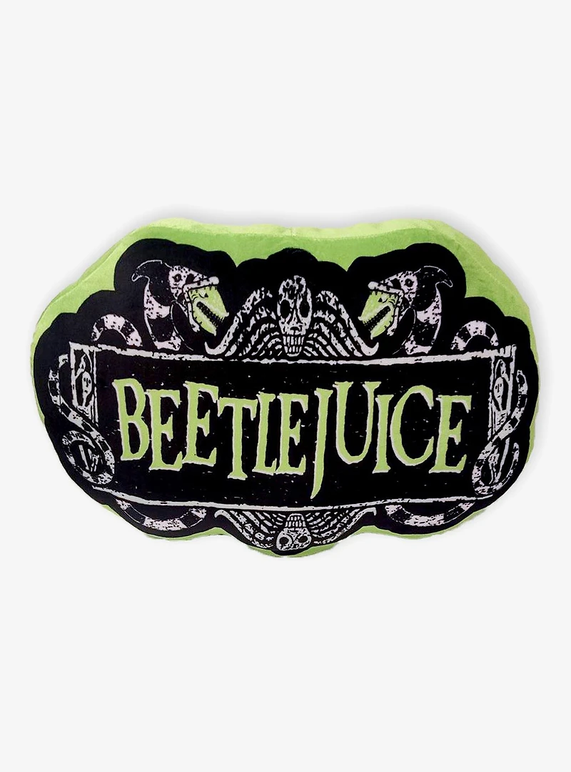 Beetlejuice Beetlejuice Logo Travel Cloud Pillow