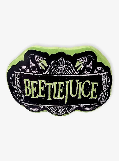 Beetlejuice Beetlejuice Logo Travel Cloud Pillow