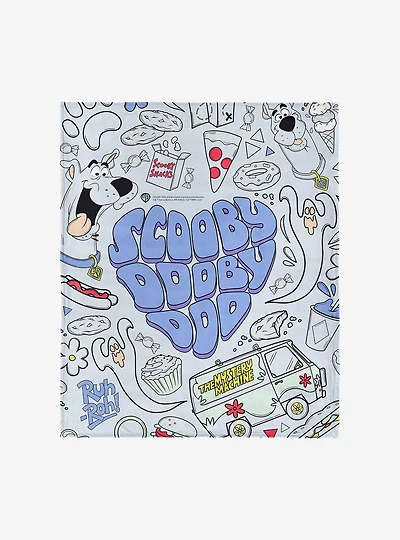Scooby Doo Scooby Collage Silk Touch Throw Blanket