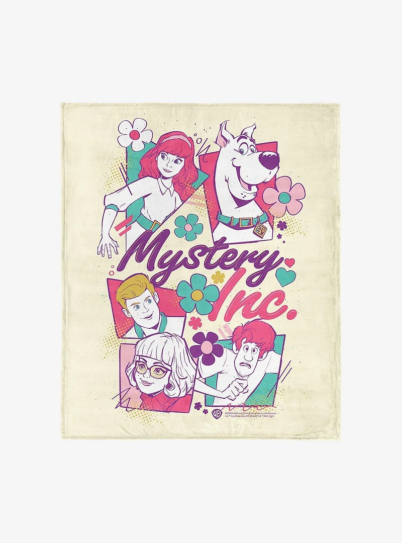 Scooby Doo Groovy Inc Silk Touch Throw Blanket