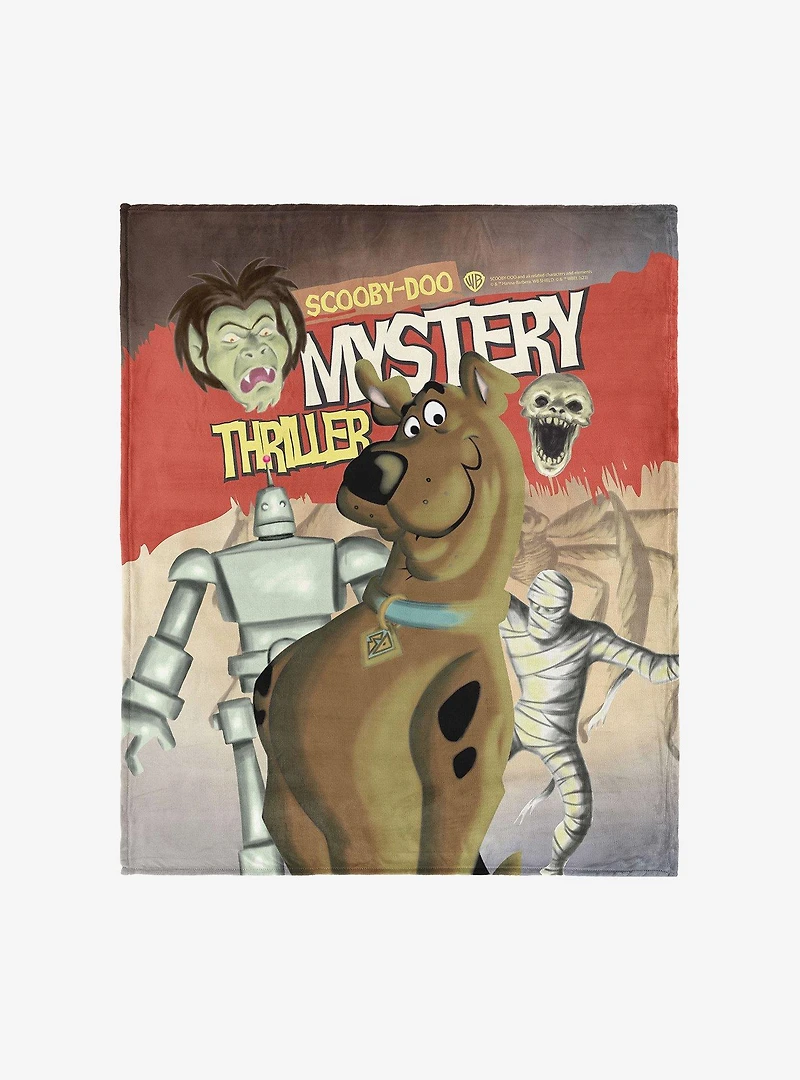 Scooby Doo Mystery Thriller Silk Touch Throw Blanket