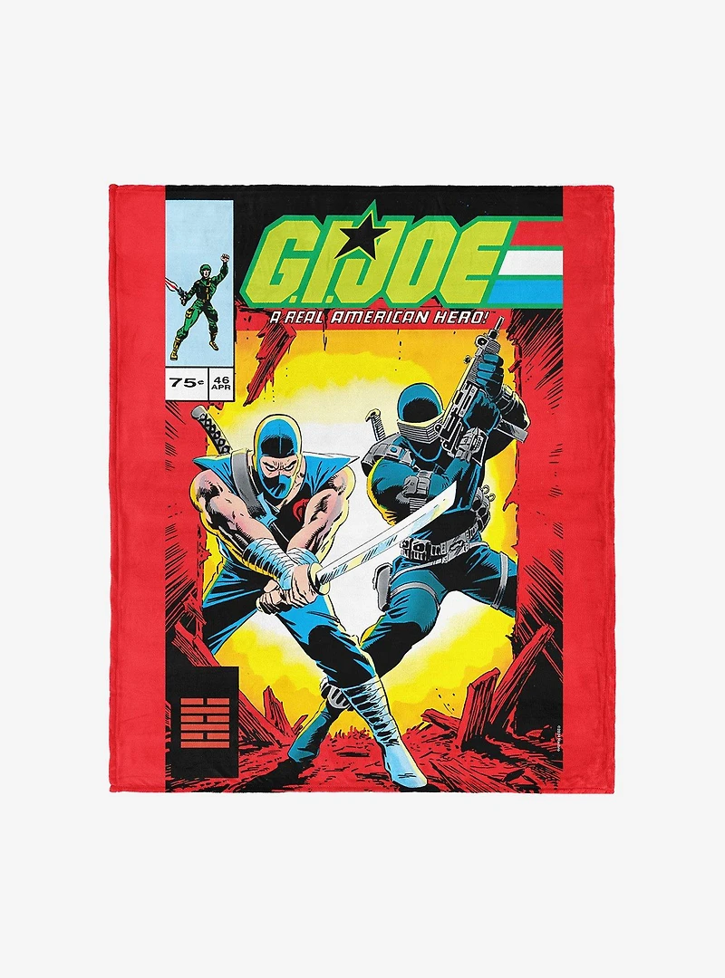 GI Joe Gi Comics Ninja In Arms Silk Touch Throw Blanket