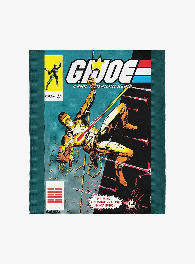 GI Joe Gi Comics Unusual Story Silk Touch Throw Blanket