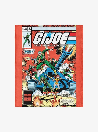 GI Joe Gi Comics Issue 1 Silk Touch Throw Blanket