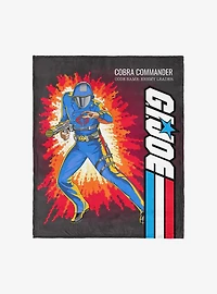 GI Joe Classic Flashback Cobra Commander Silk Touch Throw Blanket