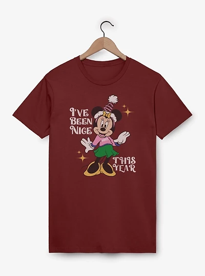 Disney Minnie Mouse I've Been Nice This Year T-Shirt