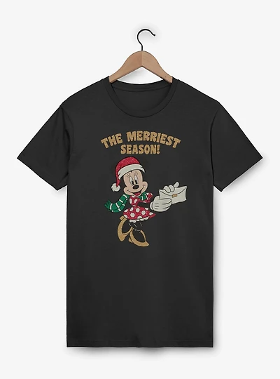 Disney Minnie Mouse The Merriest Season T-Shirt