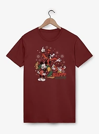 Disney Mickey Mouse & Friends Classic Happy Holidays T-Shirt