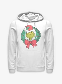 Dr. Seuss How The Grinch Stole Christmas Wreath Hoodie