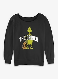 Dr. Seuss How The Grinch Stole Christmas Together With Max Womens Slouchy Sweatshirt