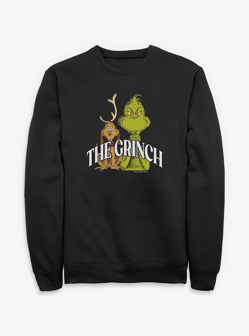 Dr. Seuss How The Grinch Stole Christmas & Max  Sweatshirt