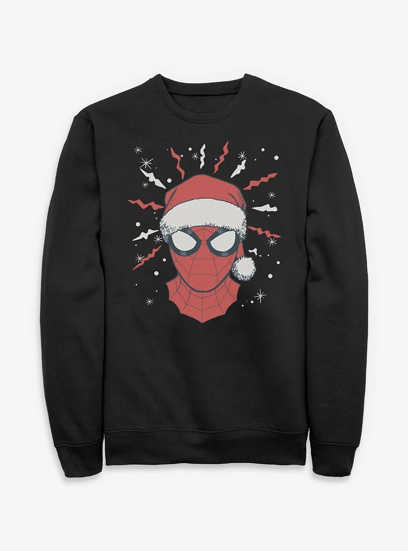 Marvel Spider-Man Xmas Face Sweatshirt