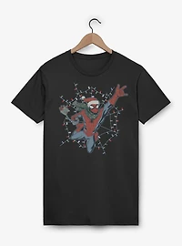 Marvel Spider-Man Swing Into Holidays T-Shirt