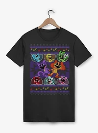 Poppy Playtime Critters Ugly Sweater Style T-Shirt