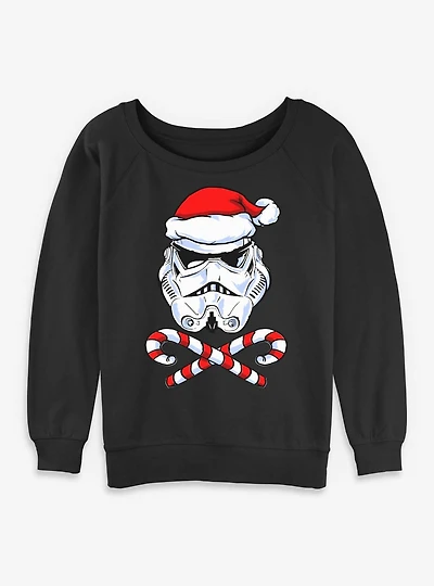 Star Wars Santa Trooper Womens Slouchy Sweatshirt