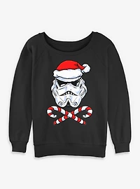 Star Wars Santa Trooper Womens Slouchy Sweatshirt