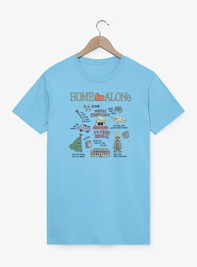 Home Alone Filthy Animal Xmas Icons T-Shirt