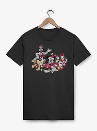 Disney Mickey Mouse & Friends Xmas Group  T-Shirt