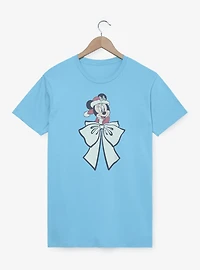 Disney Minnie Mouse Mrs Claus Bow T-Shirt