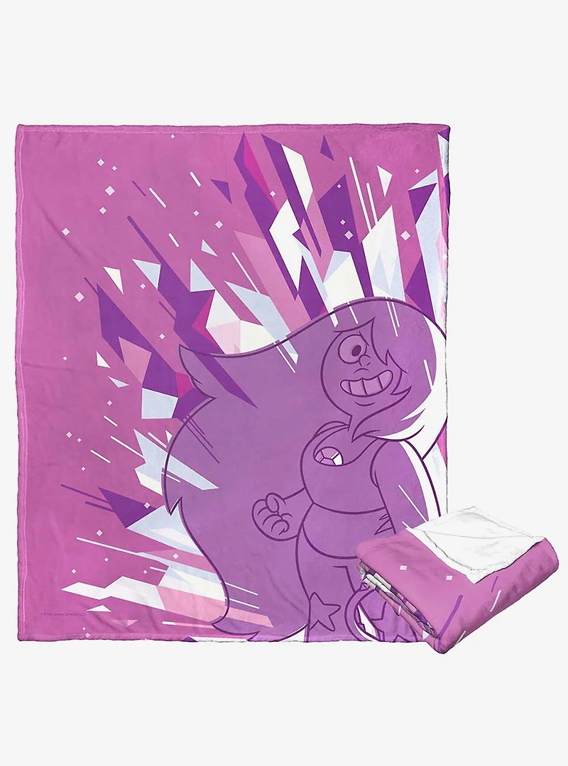 Steven Universe Amethyst Crystal Burst Silk Touch Throw Blanket