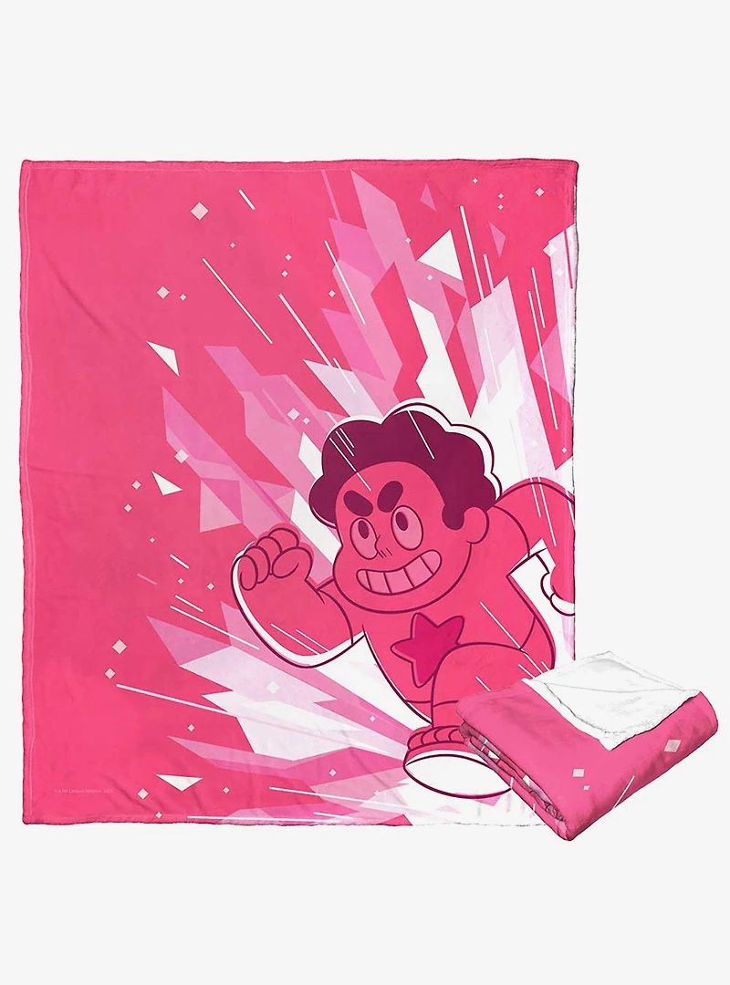 Steven Universe Steven Crystal Burst Silk Touch Throw Blanket