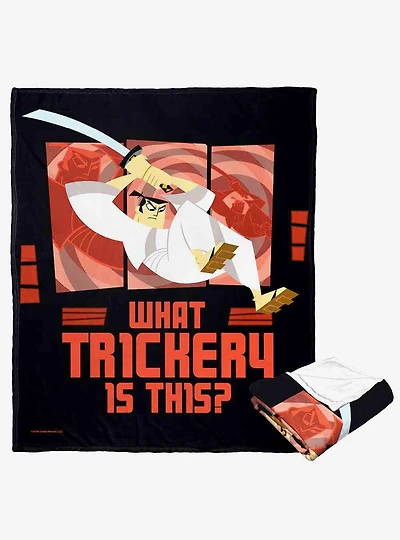 Samurai Jack What Trickety Is This Silk Touch Throw Blanket