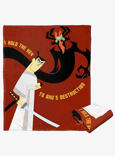 Samurai Jack Jack Versus Aku Silk Touch Throw Blanket