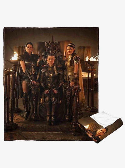 DC Comics Shazam The Gods Silk Touch Throw Blanket