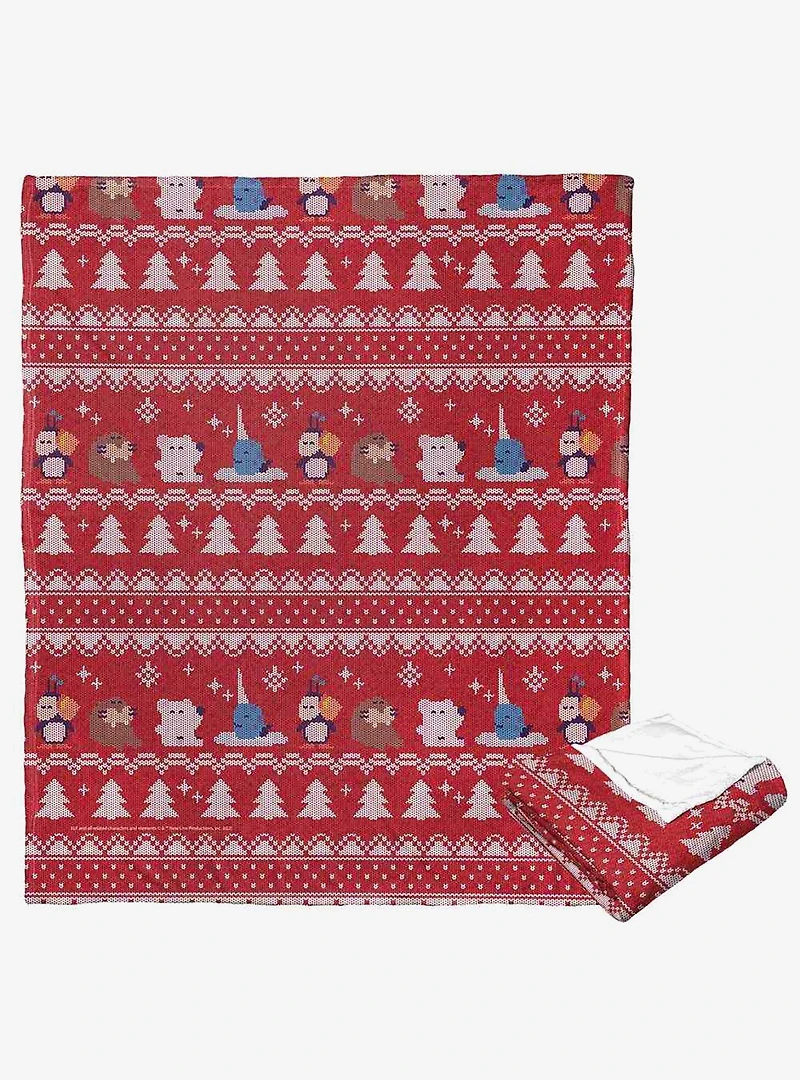 Elf Cozy Arctic Friends Silk Touch Throw Blanket