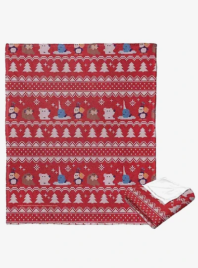 Elf Cozy Arctic Friends Silk Touch Throw Blanket