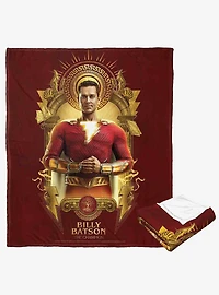 DC Comics Shazam Billy Batson Silk Touch Throw Blanket