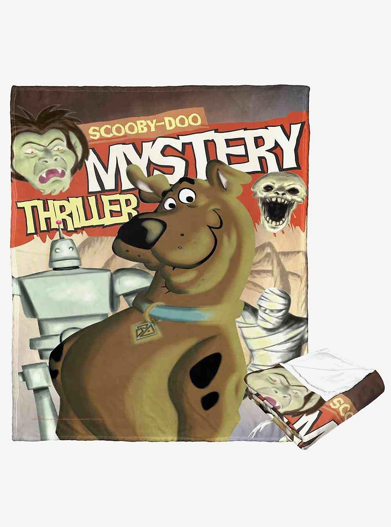 Scooby-Doo! Mystery Thriller Comic Silk Touch Throw Blanket