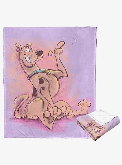Scooby-Doo! Sketchy Scooby Silk Touch Throw Blanket